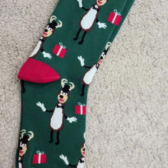 Ellen DeGeneres Reindeer socks NWOT - Picture 2 of 3